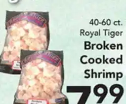 Eurofresh Market 40-60 ct. Royal Tiger Broken Cooked Shrimp offer