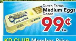 Eurofresh Market Dutch Farms Medium Eggs offer
