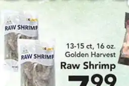 Eurofresh Market 13-15 ct, 16 oz. Golden Harvest Raw Shrimp offer