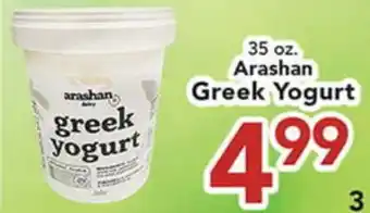 Eurofresh Market Arashan Greek Yogurt offer