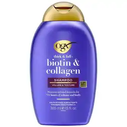 Walgreens Thick & Full + Biotin & Collagen Shampoo Bergamot, Jasmine, & Vanilla offer