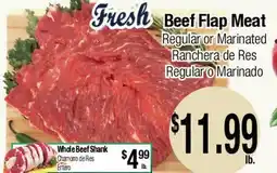 Big Saver Foods Beef Flap Meat offer