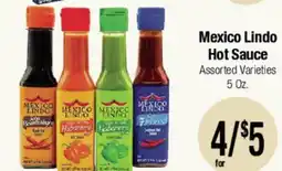 Big Saver Foods Mexico Lindo Hot Sauce offer