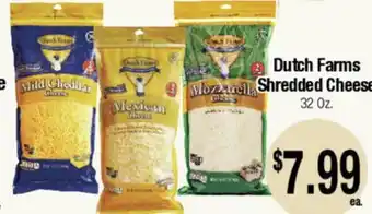 Big Saver Foods Dutch Farms Shredded Cheese offer