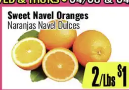 R Ranch Markets Sweet Navel Oranges offer