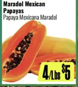 R Ranch Markets Maradol Mexican Papayas offer
