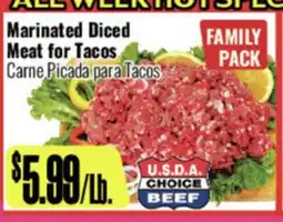 R Ranch Markets Carne Picada para Tacos offer