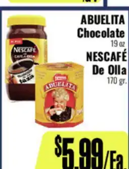 R Ranch Markets ABUELITA Chocolate NESPACÉ De Olla offer