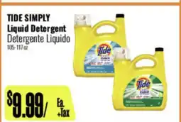 R Ranch Markets TIDE SIMPLY Liquid Detergent offer