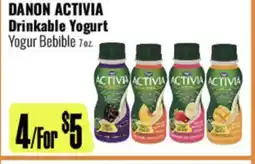 R Ranch Markets DANON ACTIVIA Drinkable Yogurt offer