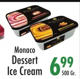 Garden Fresh Market Monaco Dessert Ice Cream offer
