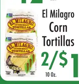 Garden Fresh Market El Milagro Corn Tortillas offer