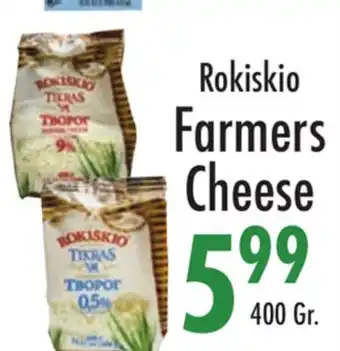 Garden Fresh Market Rokiskio Farmers Cheese offer