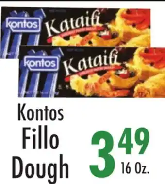 Garden Fresh Market Kontos Fillo Dough offer