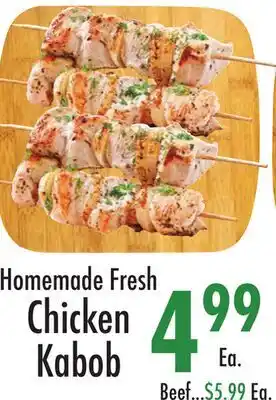 Garden Fresh Market Homemade Fresh Chicken Kabob offer