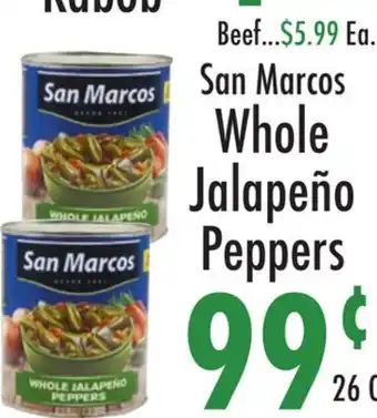 Garden Fresh Market San Marcos Whole Jalapeño Peppers offer