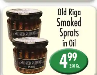 Garden Fresh Market Old Riga Smoked Sprats in Oil offer