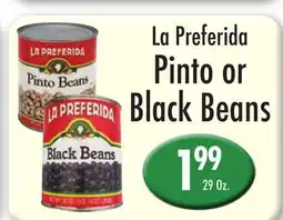 Garden Fresh Market La Preferida Pinto or Black Beans offer