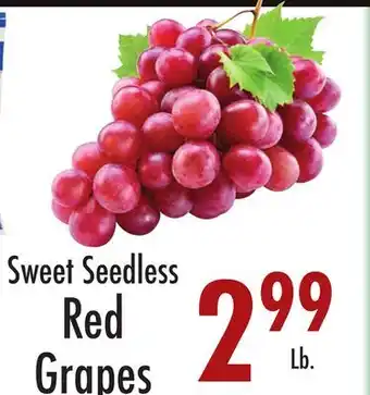 Garden Fresh Market Sweet Seedless Red Grapes offer