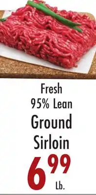 Garden Fresh Market Fresh 95% Lean Ground Sirloin offer