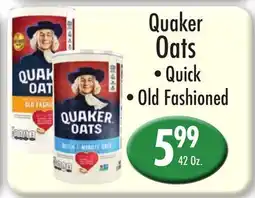 Garden Fresh Market Quaker Oats offer