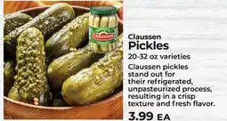 Sunset Foods Claussen Pickles offer