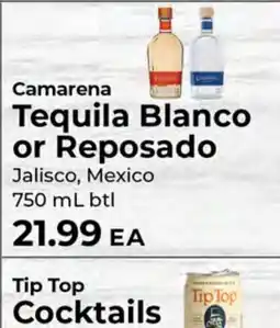 Sunset Foods Camarena Tequila Blanco or Reposado offer