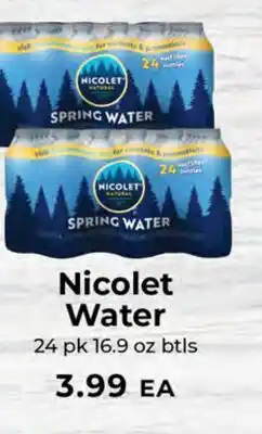 Sunset Foods Nicolet Water offer