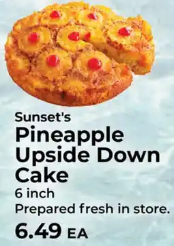 Sunset Foods Sunset's Pineapple Upside Down Cake offer