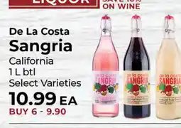 Sunset Foods De La Costa Sangria offer