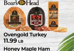 Sunset Foods Boar's Head Ovengold Turkey Honey Maple Ham offer