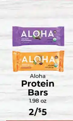 Sunset Foods Aloha Protein Bars offer