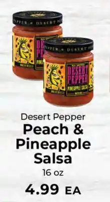 Sunset Foods Desert Pepper Peach & Pineapple Salsa offer