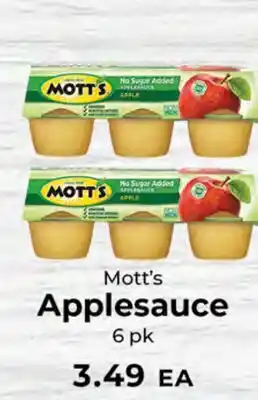 Sunset Foods Mott's Applesauce offer