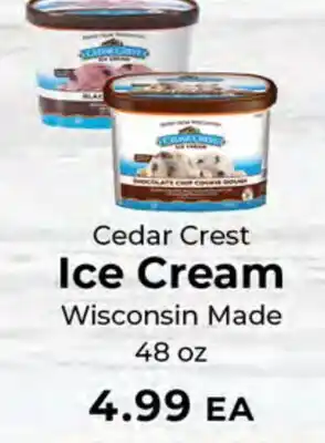 Sunset Foods Cedar Crest Ice Cream offer