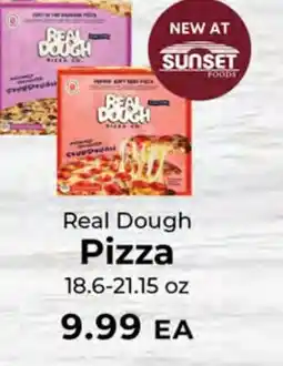 Sunset Foods Real Dough Pizza offer