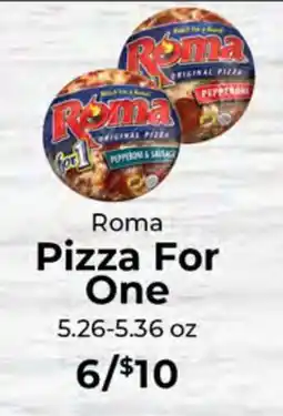 Sunset Foods Roma Pizza For One offer