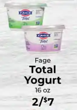 Sunset Foods Fage Total Yogurt offer