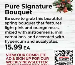 Sunset Foods Pure Signature Bouquet offer