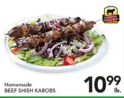 Pete's Fresh Market Homemade BEEF SHISH KABOBS offer