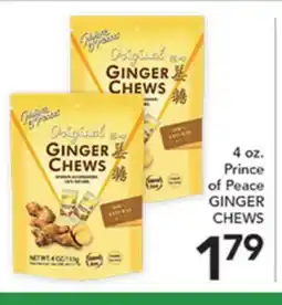 Pete's Fresh Market 4 oz. Prince of Peace GINGER CHEWS offer