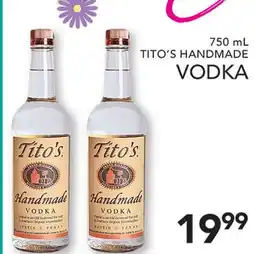 Pete's Fresh Market TITO'S HANDMADE VODKA offer
