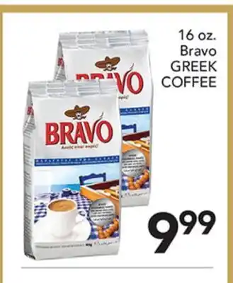 Pete's Fresh Market 16 oz. Bravo GREEK COFFEE offer
