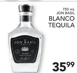 Pete's Fresh Market 750 mL JON BASIL BLANCO TEQUILA offer