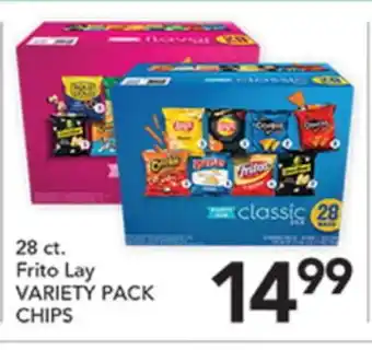 Pete's Fresh Market 28 ct. Frito Lay VARIETY PACK CHIPS offer