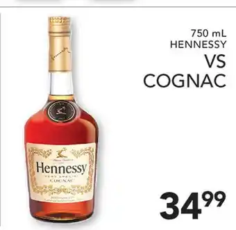 Pete's Fresh Market 750 mL HENNESSY VS COGNAC offer