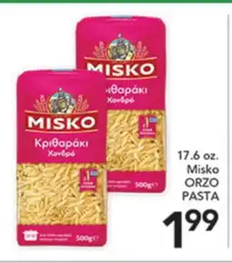 Pete's Fresh Market 17.6 oz. Misko ORZO PASTA offer