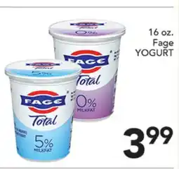 Pete's Fresh Market 16 oz. Fage YOGURT offer