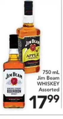 Pete's Fresh Market 750 mL Jim Beam WHISKEY offer