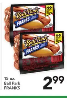 Pete's Fresh Market 15 oz. Ball Park FRANKS offer
